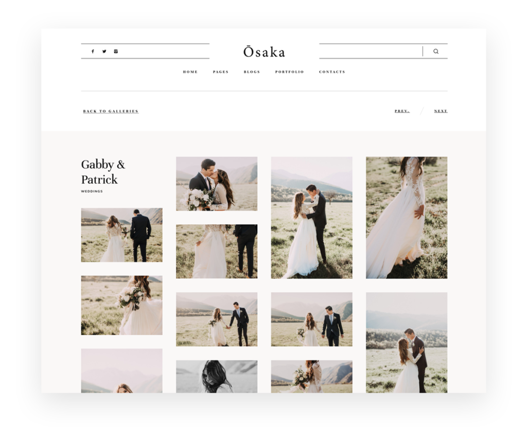 Osaka - Best Website Theme for Storytellers & Bloggers, India Earl photography, Flothemes websites for photographers, Gallery-C
