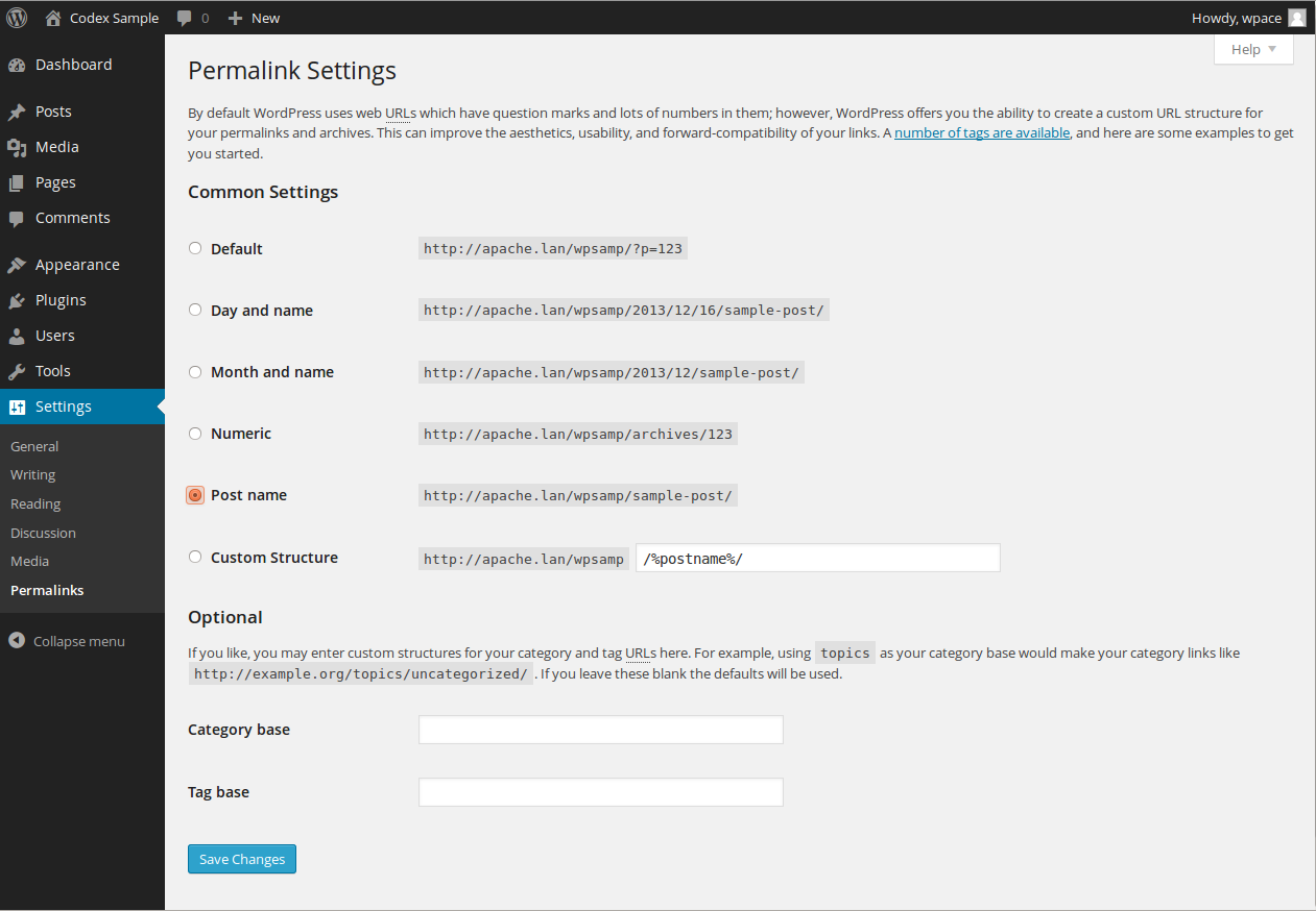 Url topic. WORDPRESS blog settings. WORDPRESS на экране. WORDPRESS default site. Изменение урл вордпресс.